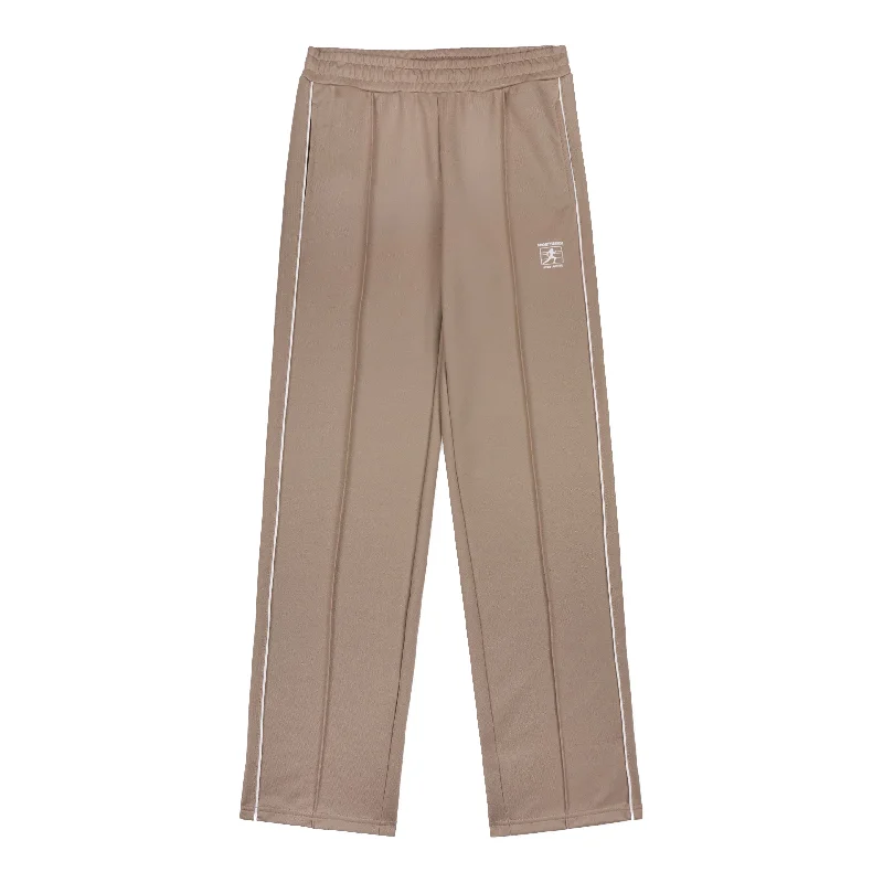 Runner Track Pants (Espresso/White) Formal Stretch Pants