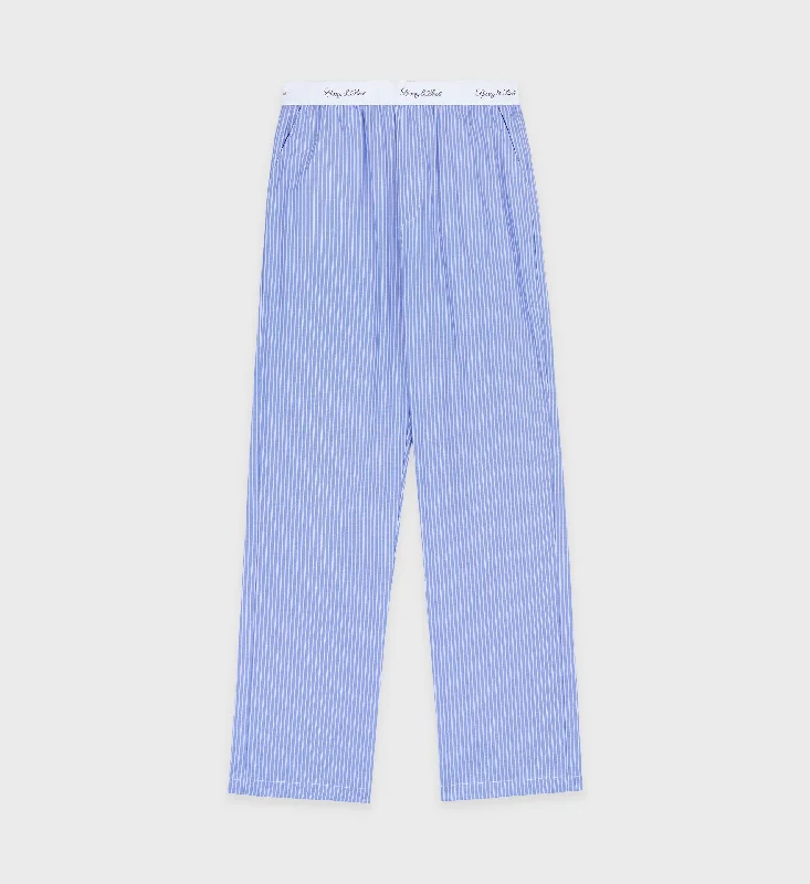 Vendome Pyjama Pants (Blue) Lightweight Jogger Pants