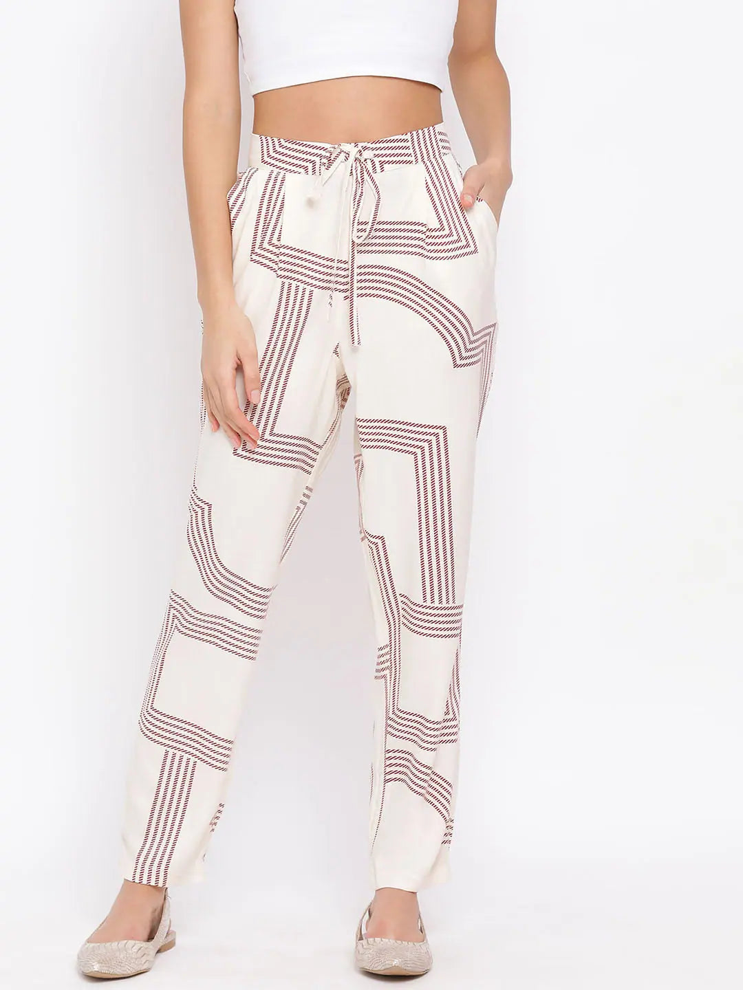 Beige Direction Women Pant Stylish Harem Pants