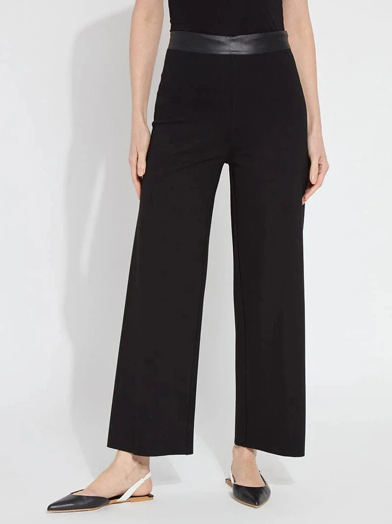 Denver Hi Rise Wide Leg Pants Cozy Full-Length Pants