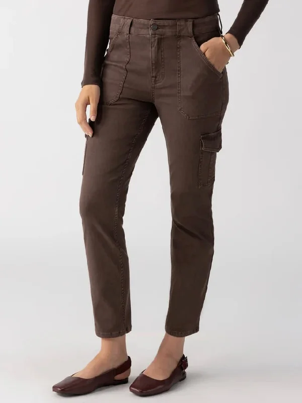 {Sanctuary} Sculpted Hayden Cargo Pants Cozy Maternity Pants