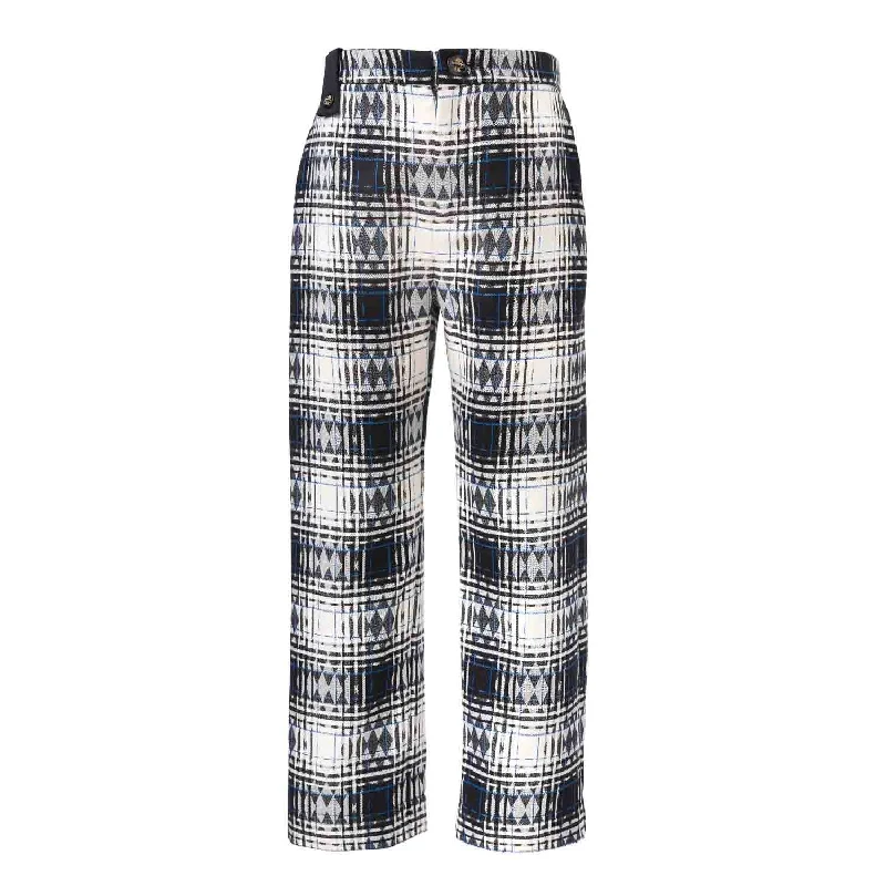 Tartan Cotton Weekend Pants Classic Chino Pants