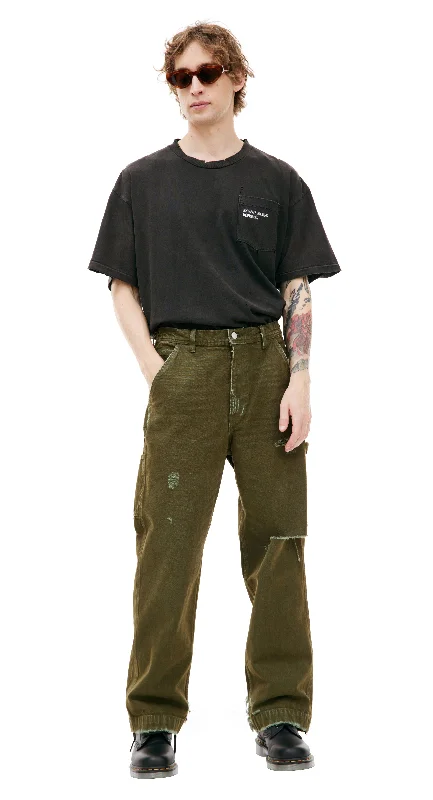 Paint Pants (Faded Green) Classic Straight Pants