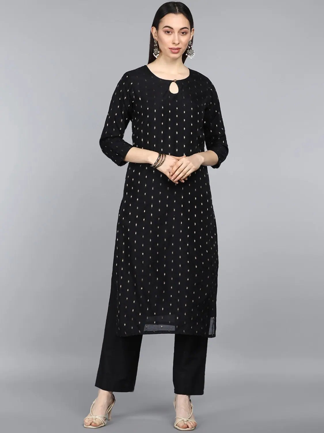 Ahika Pure Cotton Printed Kurta Pant Set-VKSET1219AB_S Fashionable Track Pants