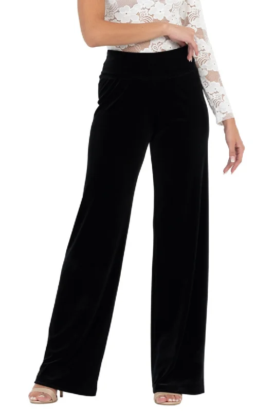 Velvet Wide Leg Pants Soft Stretch Leggings