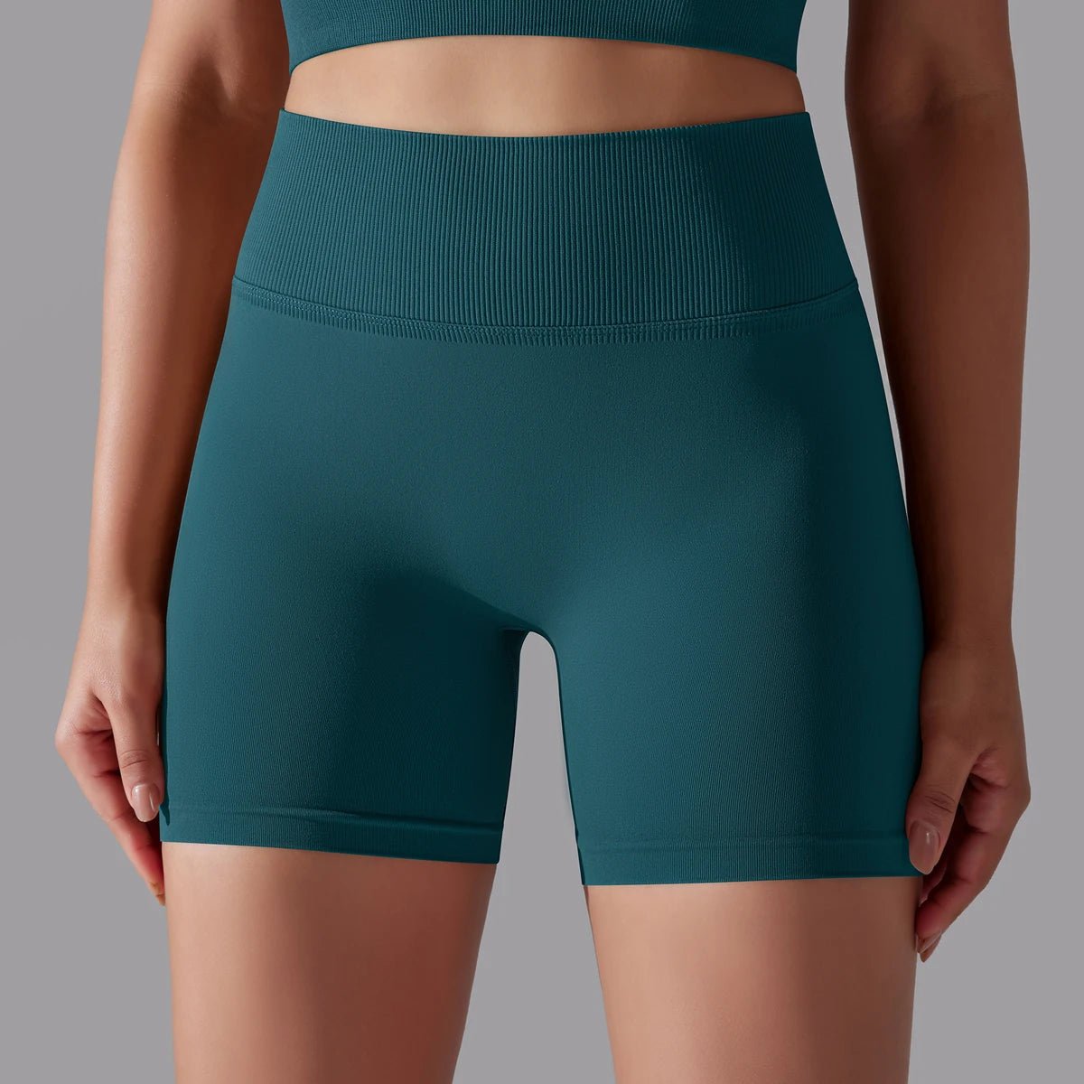 Yoga Shorts High Waist Workout Shorts Fitness Yoga Lift Butt Fitness Women Yoga Gym Running Short Pants Sportswear Workout Short Trendy Tapered Pants