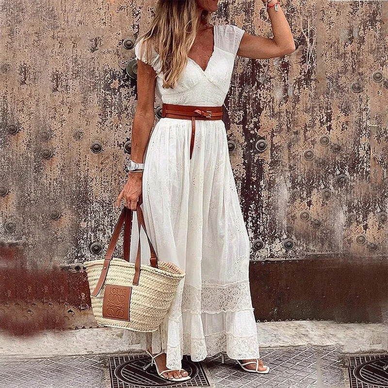 White-With Belt