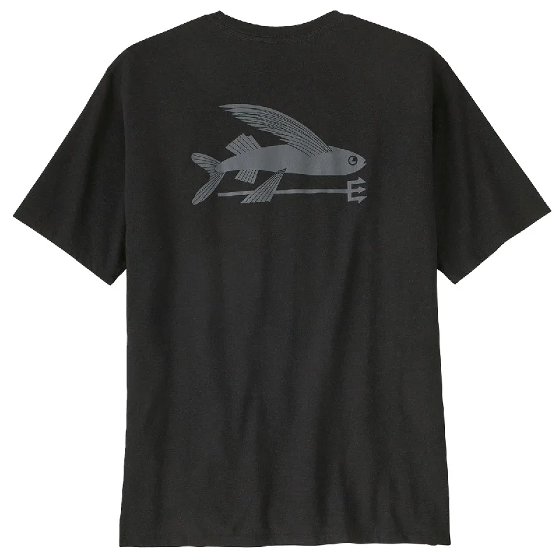 Patagonia Flying Fish Responsibili-Tee T-Shirt Anti-Pilling Machine Wash Handmade