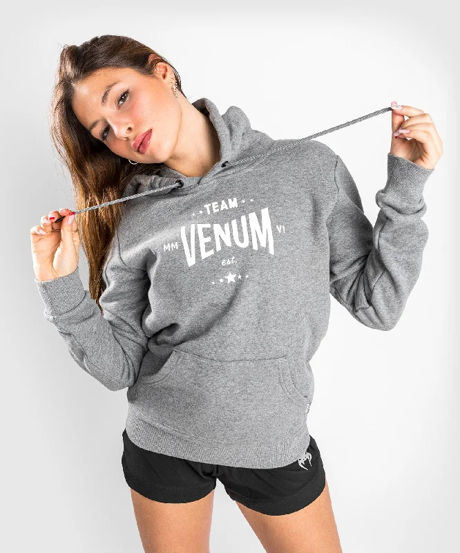 Sweatshirt Venum Team 2.0 - Pour Femmes - Gris chiné clair V-Neck T-Shirt Long Sleeve Cotton