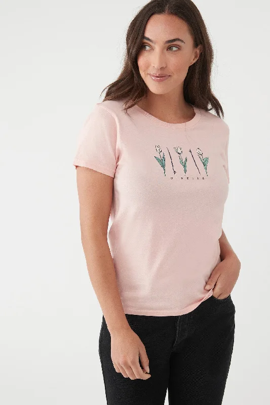 TULIP VALLEY TEE Collared Crew Neck Turtle Neck