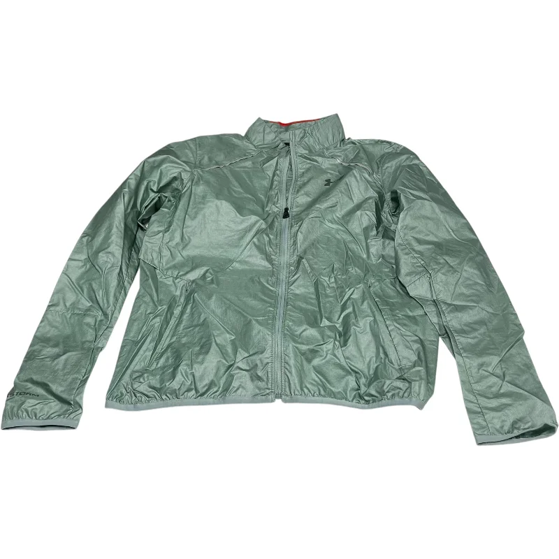 Athletic Jacket By Under Armour In Green, Size: S Insulated Jacket Fitted Jacket Loose Jacket