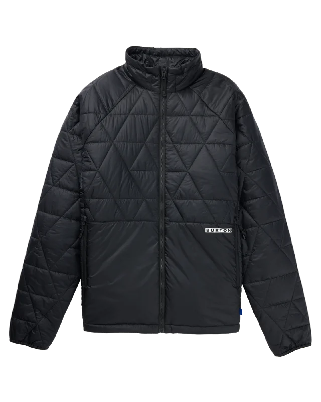 Burton Men's Versatile Heat Insulated Synthetic Down Jacket - True Black Oversized Jacket Tailored Jacket Straight Jacket