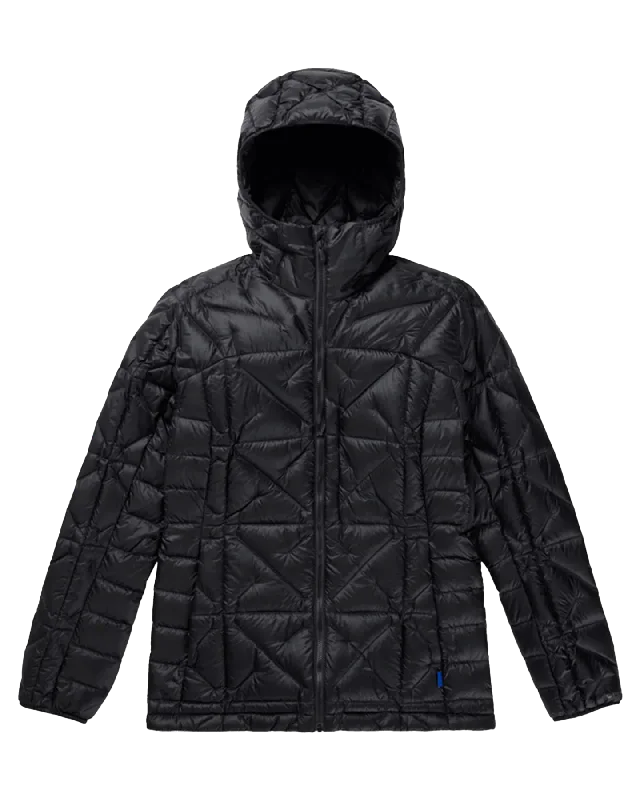 Burton Women's [ak]® Baker Hooded Down Jacket - True Black Denim Jacket Leather Jacket Suede Jacket