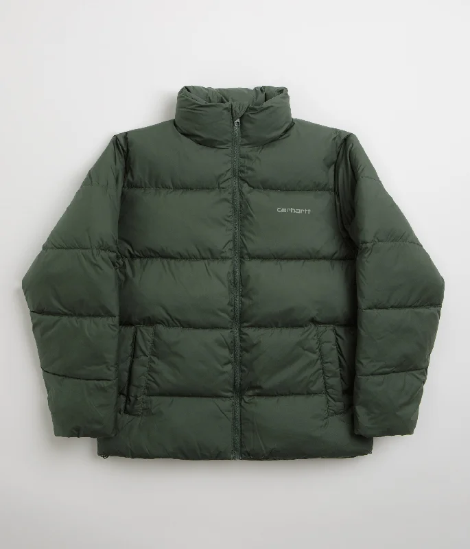 Carhartt Springfield Jacket - Sycamore Tree / Duck Green Notch Collar Jacket Peter Pan Collar Jacket Cowl Neck Jacket