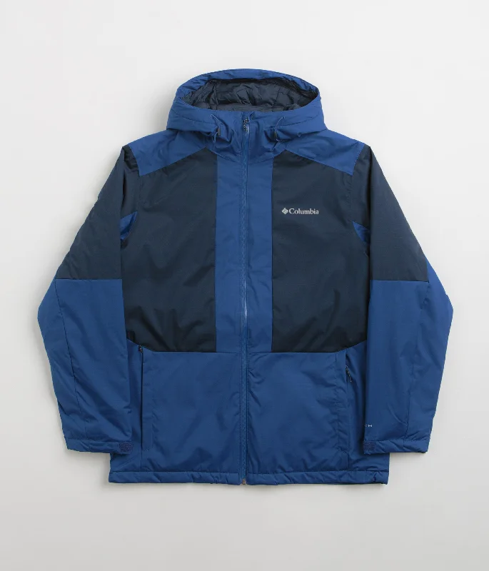 Columbia Point Park II Insulated Jacket - Mountain Blue / Collegiate Navy Plaid Jacket Tartan Jacket Houndstooth Jacket