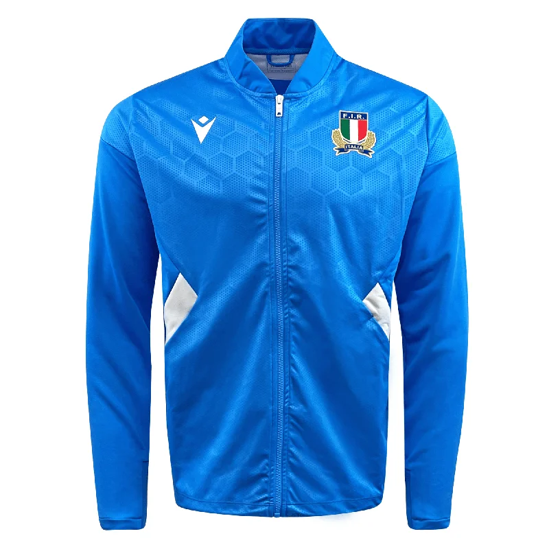 Italy Full-Zip Softshell Anthem Jacket  22/23 by Macron Rayon Jacket Velvet Jacket Corduroy Jacket