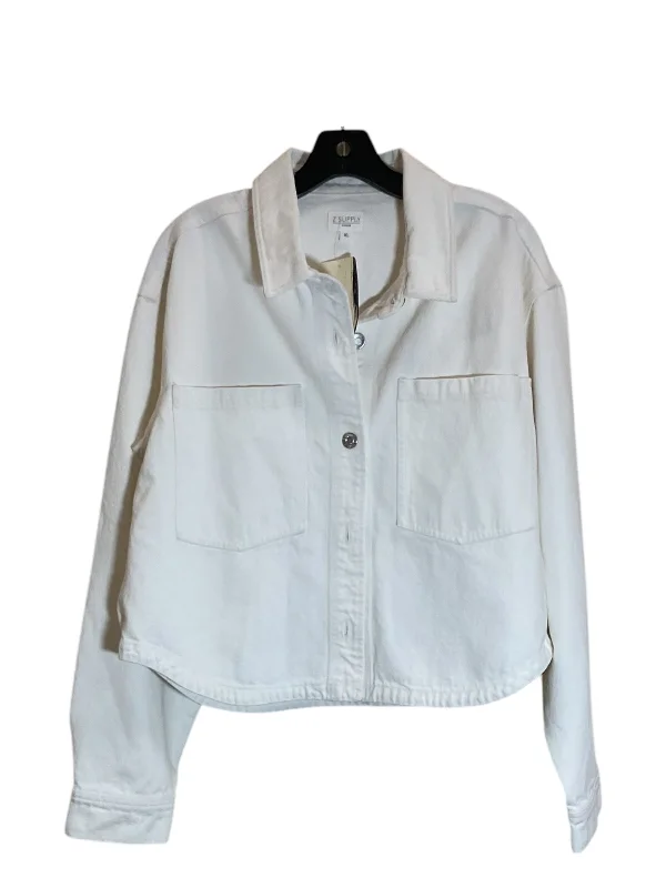 Jacket Other By Z Supply In White, Size: Xl Cardigan Sweater Pullover