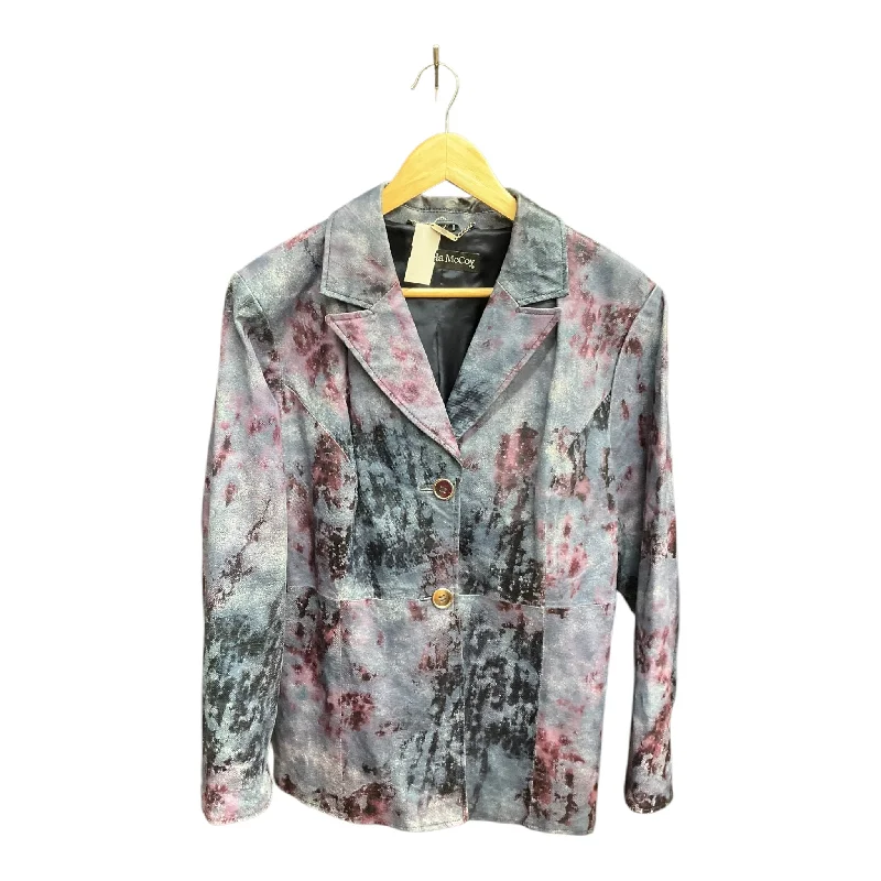 Jacket Shirt By Pamela Mccoy In Multi-colored, Size: Xl Jacket Blazer Coat