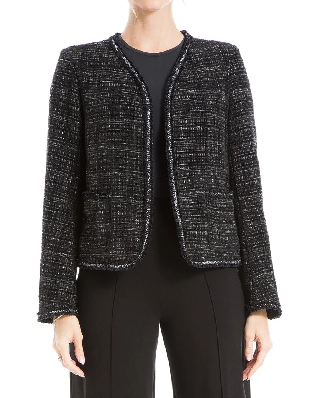 Max Studio Tweed Jacket Jacket Blazer Coat