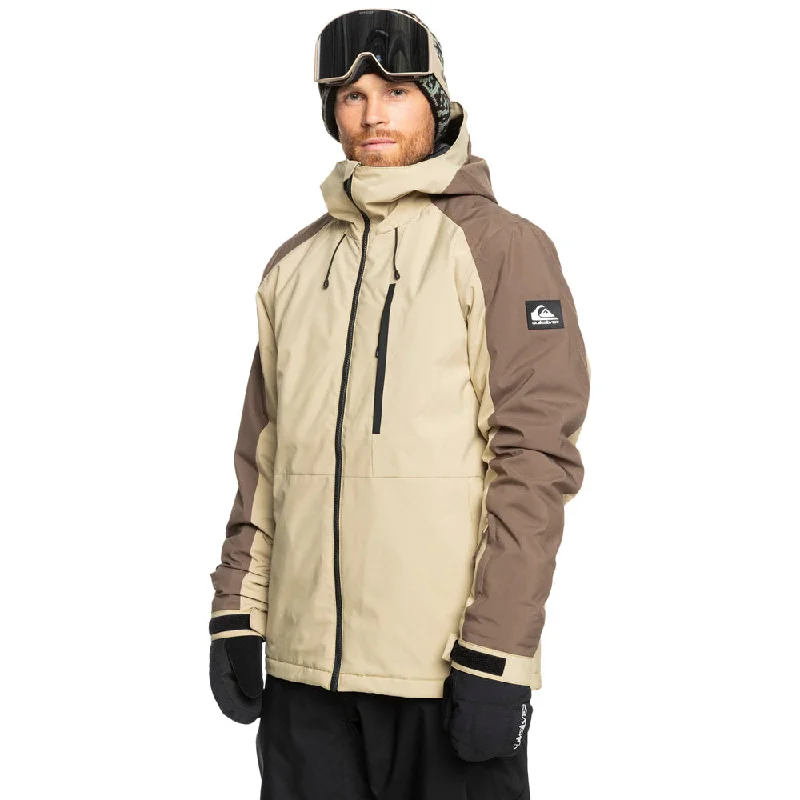 Mission Block Snowboard Jacket A-Line Jacket Boat Neck Shawl Collar