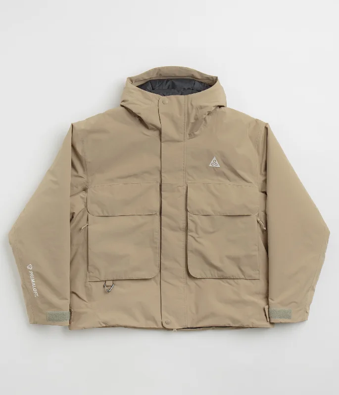 Nike ACG Skull Peak Jacket - Khaki / Anthracite / Black / Summit White Chenille Jacket Brocade Jacket Lace Jacket