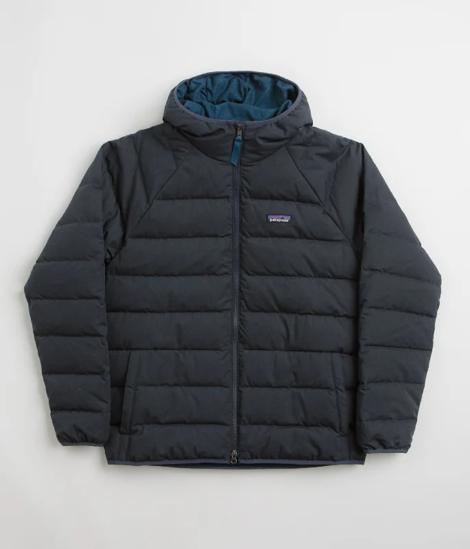 Patagonia Cotton Down Jacket - Pitch Blue Quilted Jacket Puffer Jacket Insulated Jacket