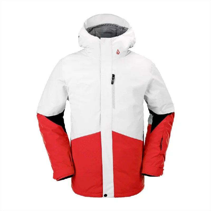 Vcolp Snowboard Jacket Notch Collar Peter Pan Collar Cowl Neck