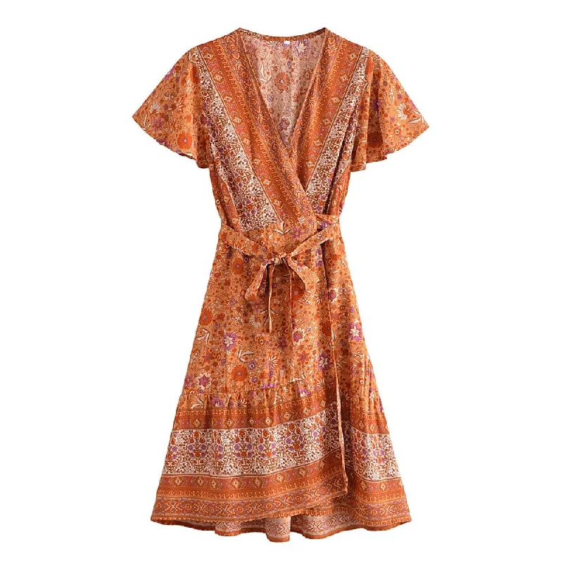 Janne Mini Dress Chic Bohemian Mini Dress