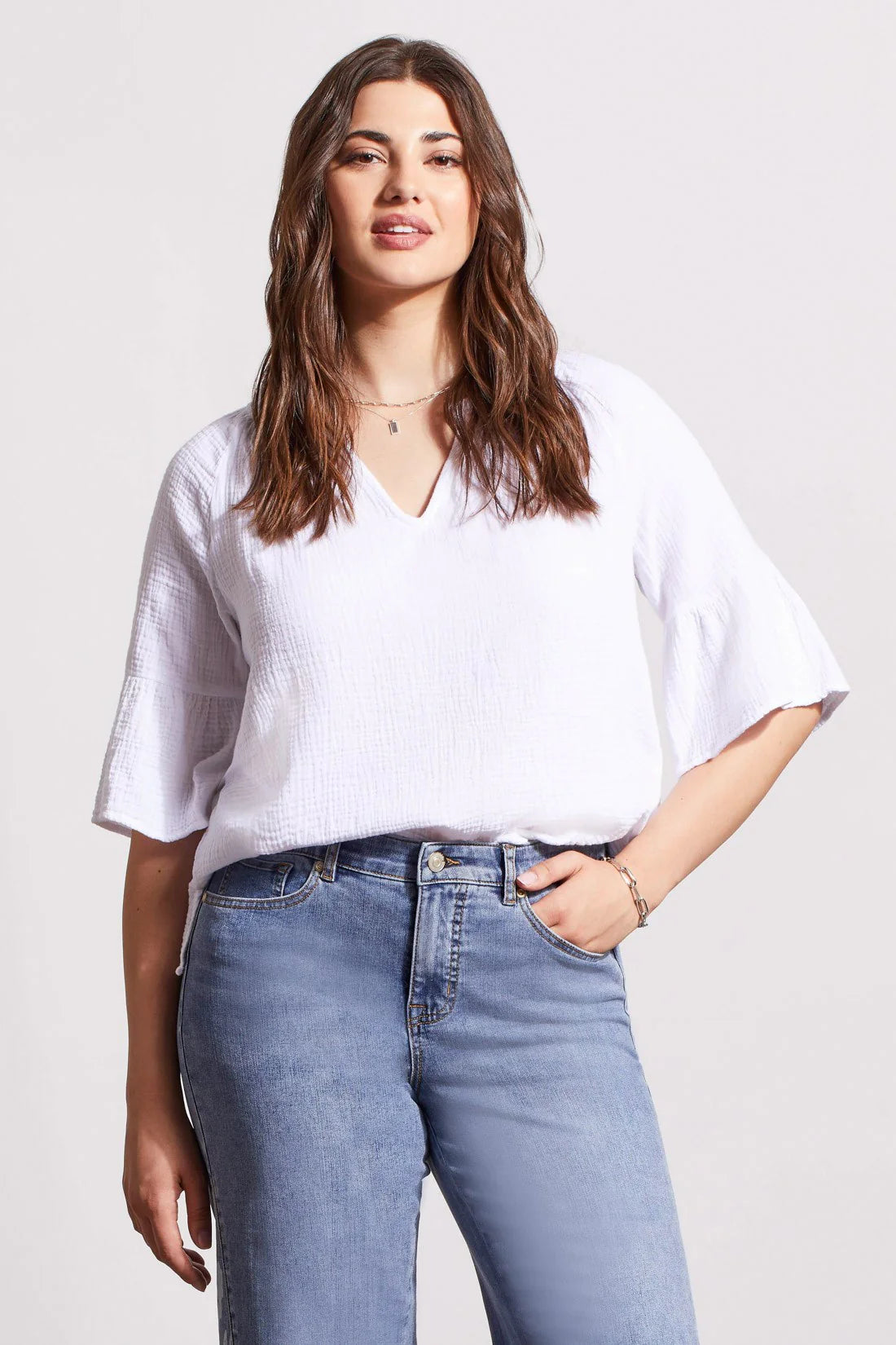 Tribal Raglan Sleeve Blouse Chic Off-Shoulder Blouse