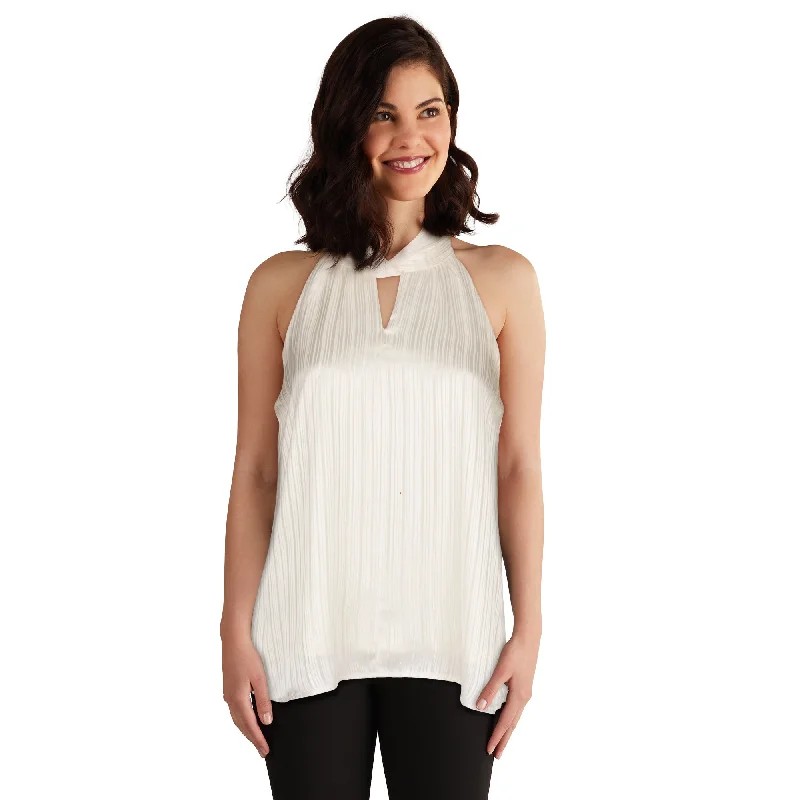 lily morgan Women's Halter Blouse Soft Modal Blouse