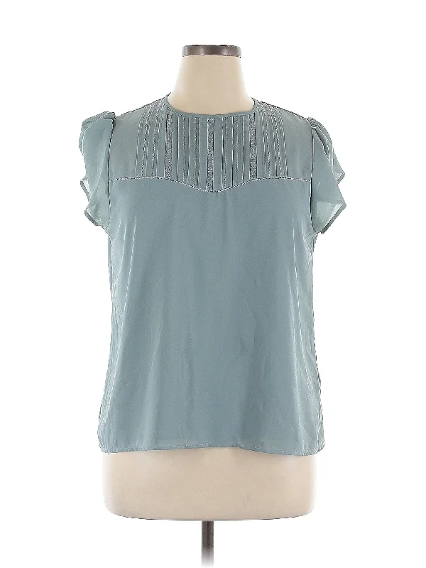 Short Sleeve Blouse Side Tie Blouse