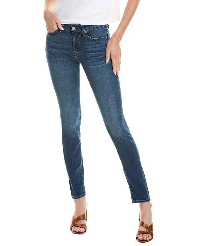 7 For All Mankind Gwenevere Graham Street Jean Stylish Paperbag Waist Denim