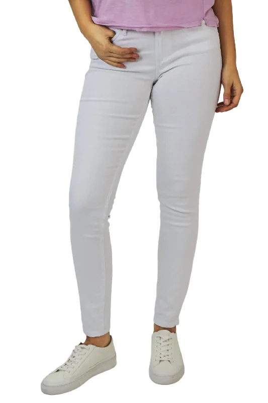 Blaire High Rise Slim Straight Jeans In Optic White Fashionable Slouchy Fit Jeans