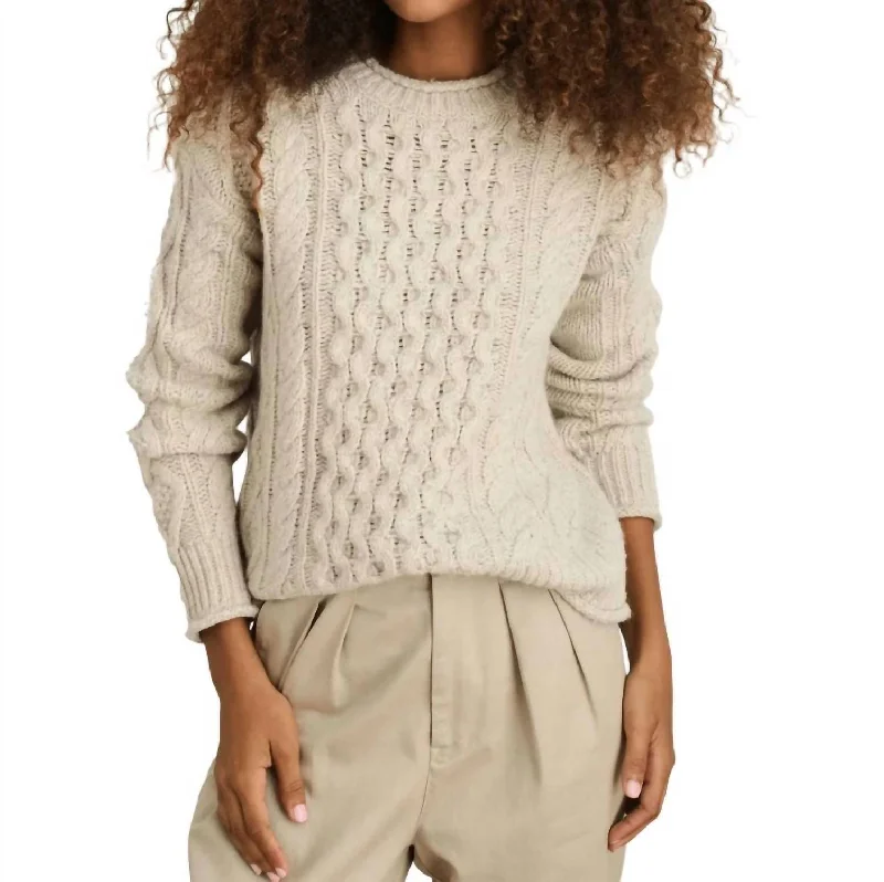 Catskill Weekend Sweater In Barley Soft Cozy Warm