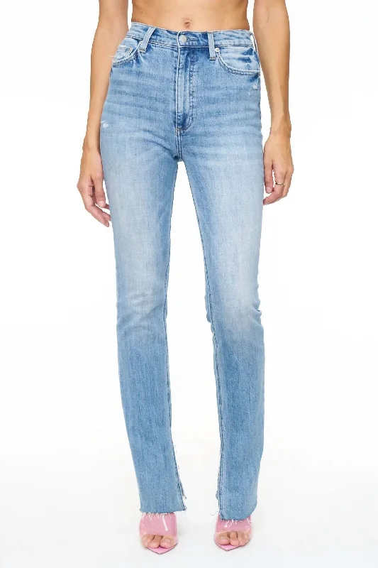 Colleen High Rise Jean In Gramercy Fashionable Cropped Denim Jeans