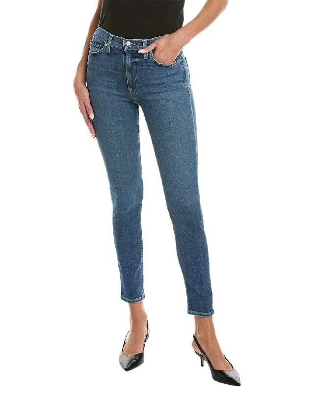 HUDSON Jeans Barbara High-Rise Wonderwall Super Skinny Ankle Jean Trendy Plus Size Jeans