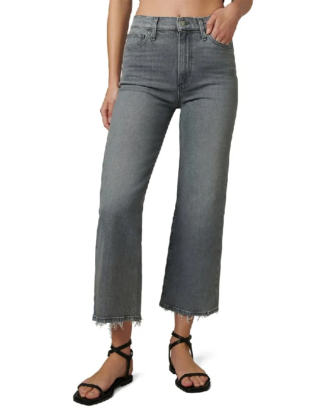 JOE'S Jeans The Blake Light Hearted Wide Leg Jean Fashionable Raw Hemmed Jeans