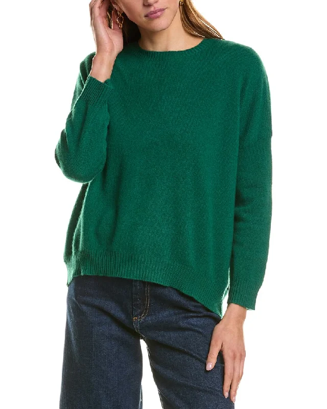 Kier + J Dropped-Shoulder Cashmere Sweater Fitted Slim Tailored