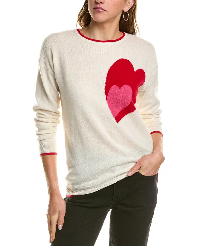 Kier + J Heart Cashmere Sweater Machine Wash Dry Clean Hand Wash