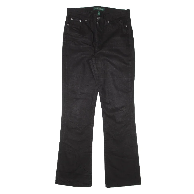 LAUREN RALPH LAUREN Jeans Black Denim Slim Straight Womens W29 L32 Casual Skinny Fit Jeans