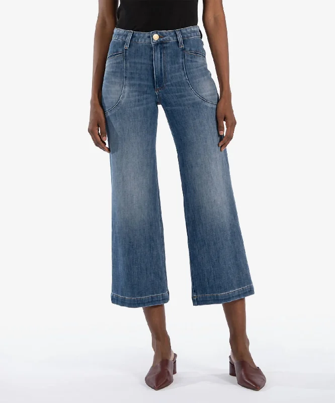 Meg High Rise Jeans In Lovers Stylish Paperbag Waist Denim