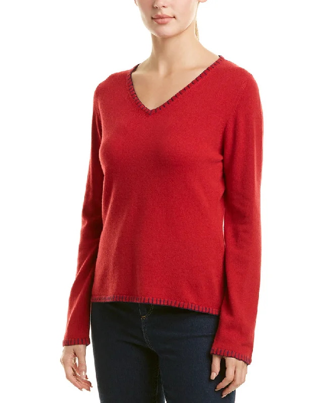 Portolano Cashmere Sweater Handmade Hand-knitted Hand-woven