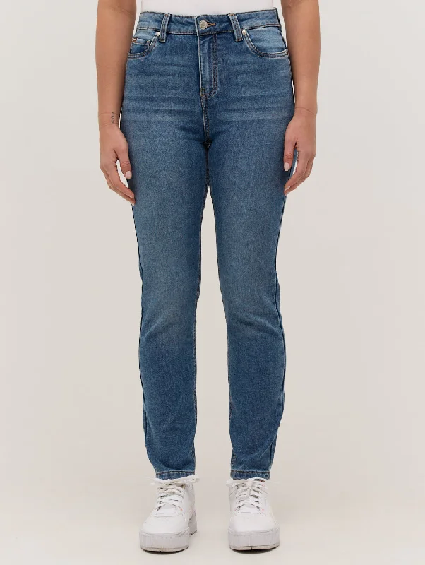 Riley Eco-Friendly Skinny Jeans Comfortable Mid-Rise Jeans