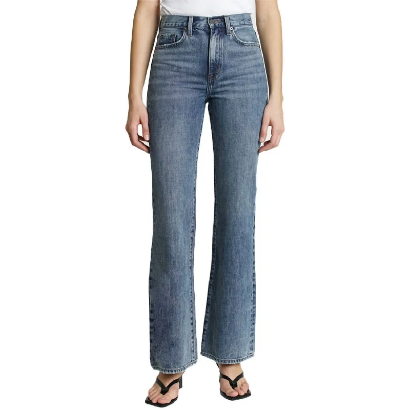 Stevie Wide Leg Jean In Tilburry Fashionable Cropped Denim Jeans