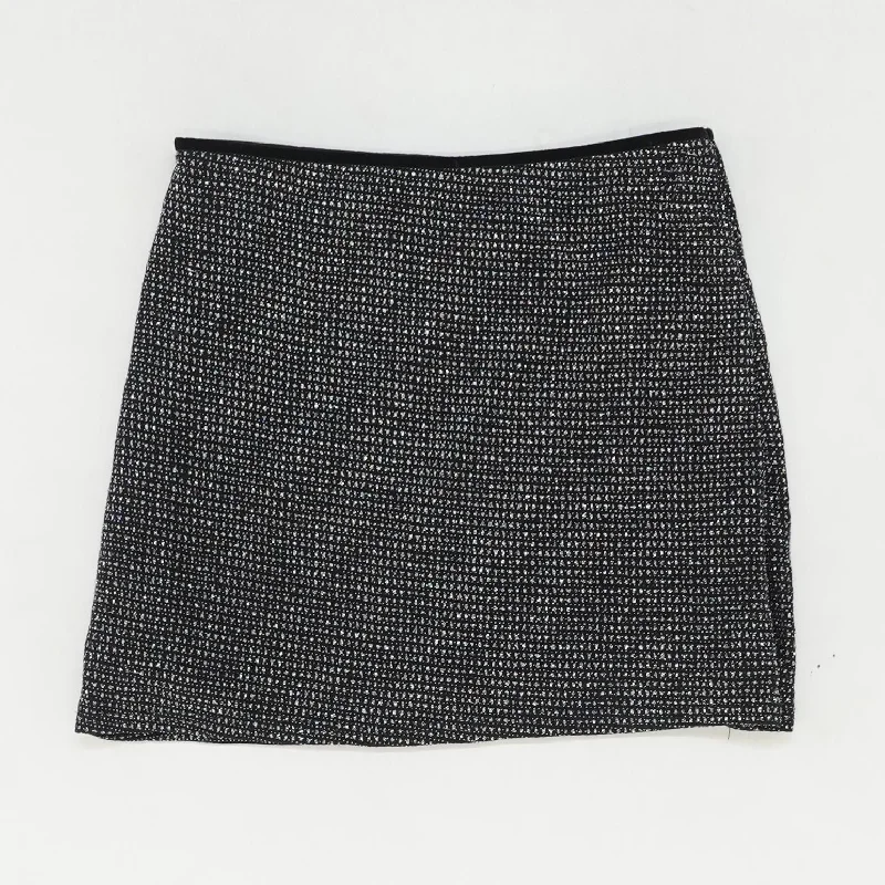 Black Polka Dot Mini Skirt linen skirt relaxed