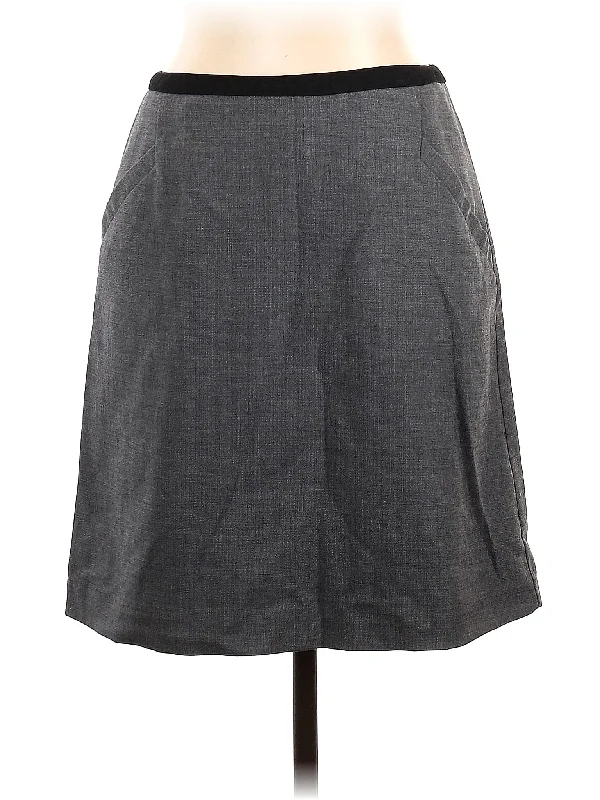 Casual Skirt ribbed skirt waist