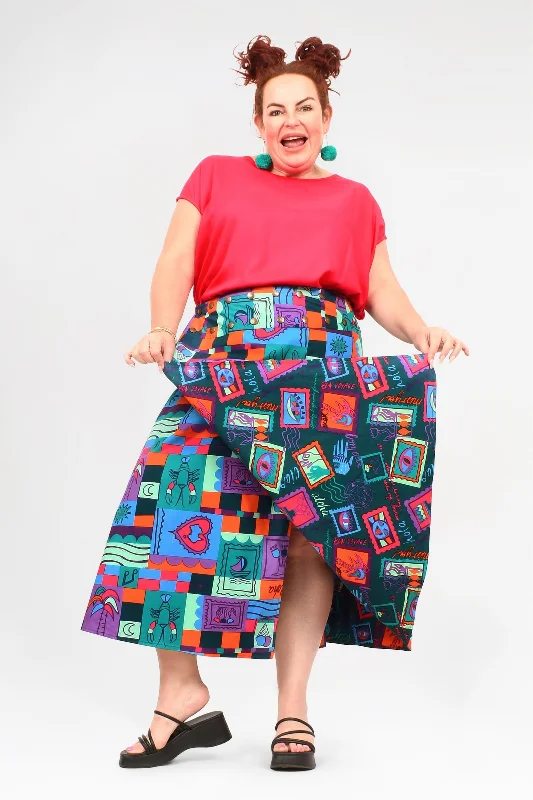 Yolanda Reversible Maxi Skirt boho skirt vibe