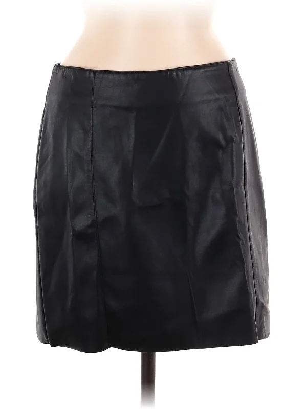 Faux Leather Skirt high waist skirt