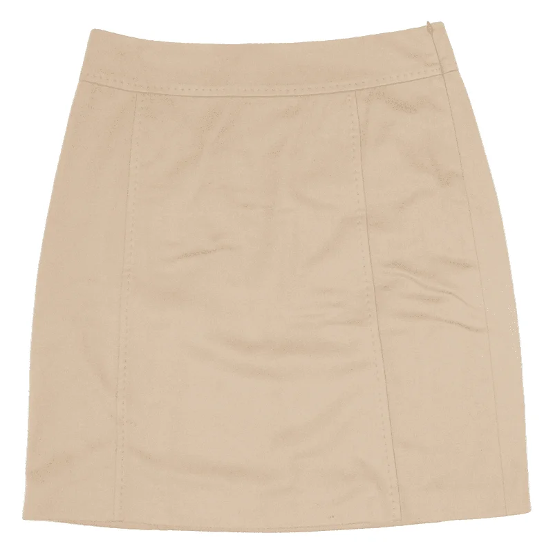 MAX MARA Weekend Short Pencil Skirt Beige Womens M pencil skirt chic