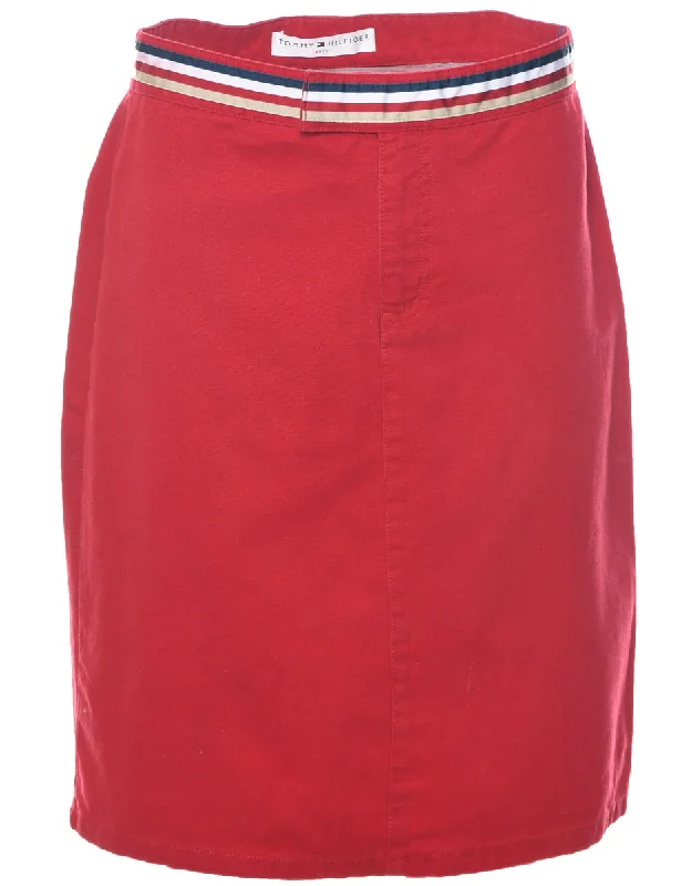 Tommy Hilfiger Pencil Skirt - M velvet skirt luxury